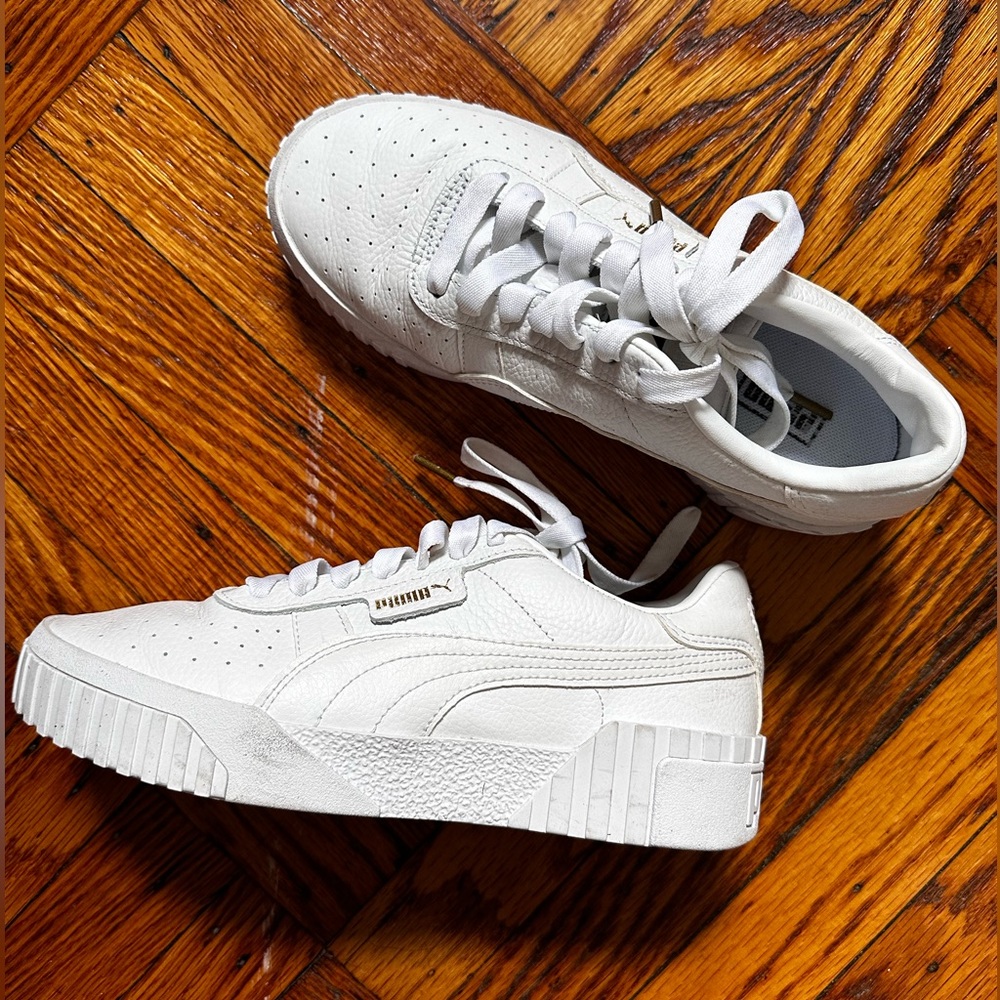 Puma Cali Women's Sneakers, US Size 6.5, White